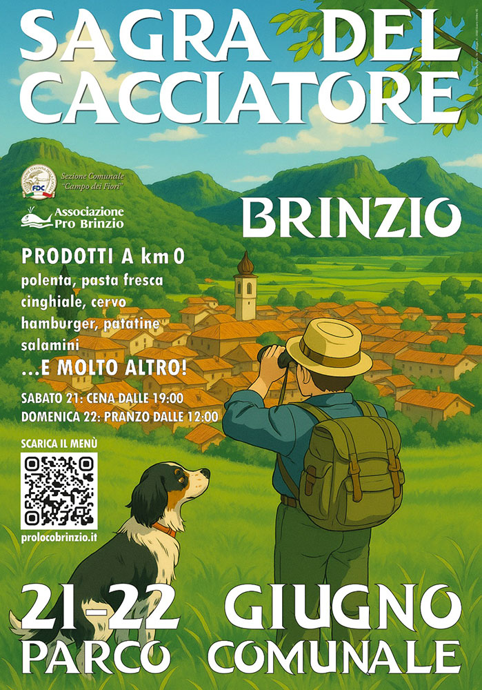 sagra cacciatore 2025 brinzio