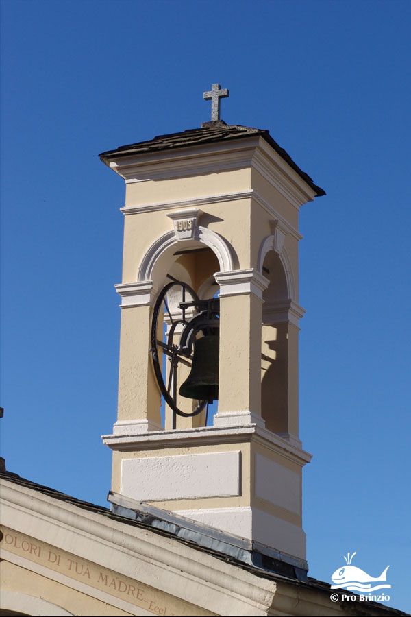 La cappelletta dell'Addolorata ('re gisòra), particolare del piccolo campanile La cappelletta dell'Addolorata ('re gisòra), particolare del piccolo campanile
